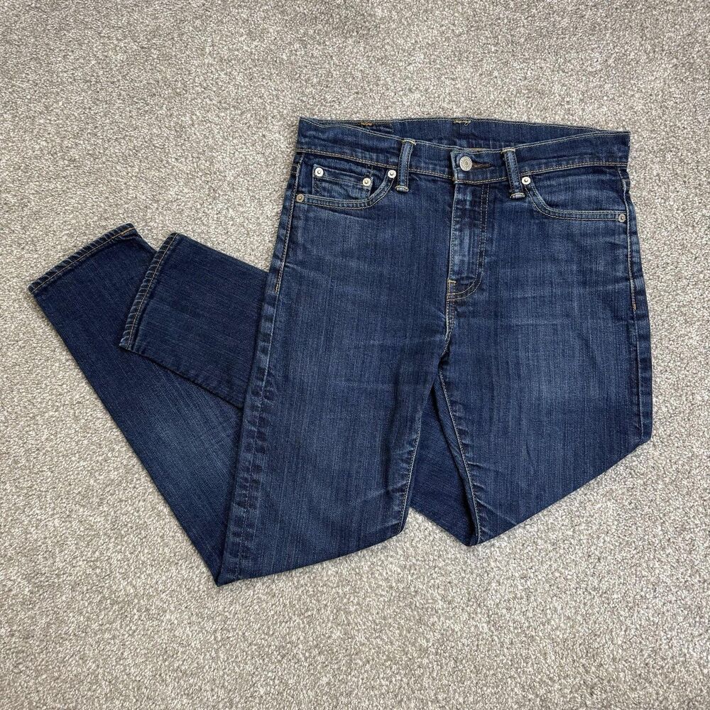 Levi's 510 Jeans Mens 29x30 Blue Skinny Stretch Denim Casual Classic Fit